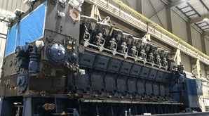 Used Mitsubishi KU30B 18KU30B 10000KVA HFO/Diesel Generator Set – 6KV (50HZ)