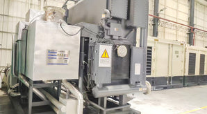 Used Shuangliang 1450kW Flue Gas Hot Water Lithium Bromide Absorption Chiller Heater Unit